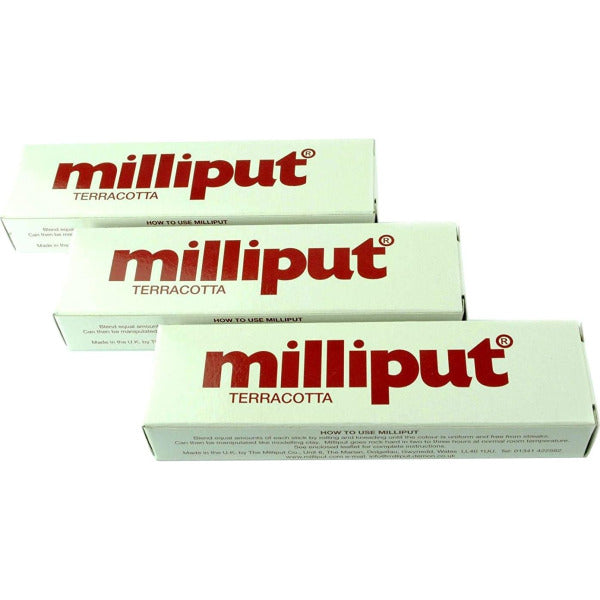 Milliput - Teracotta Red - Pack of 6