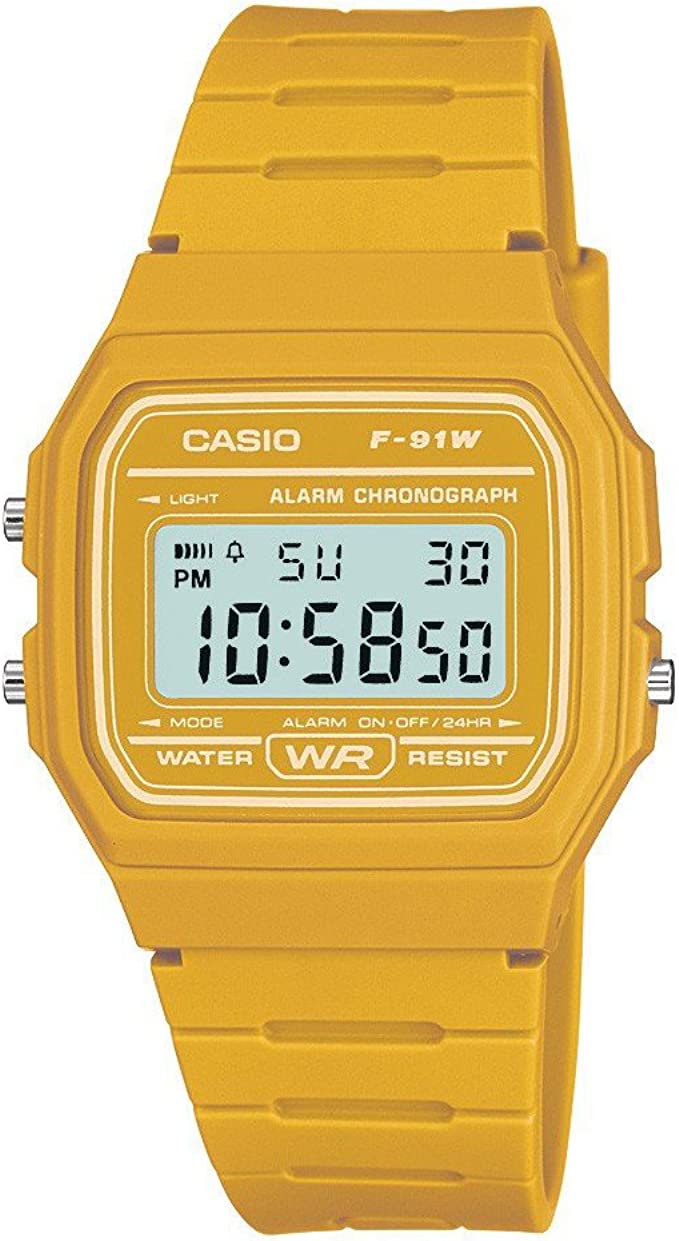 Casio F-91WC - Yellow