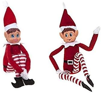 Elf plush toy - BP - White Boy&Girl - Set of 2