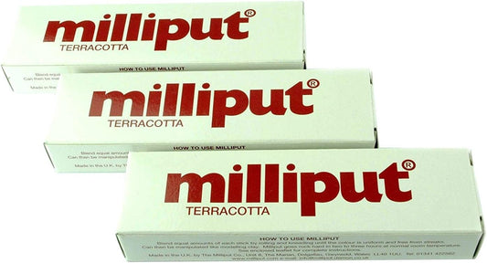 Milliput - Teracotta Red - Pack of 3