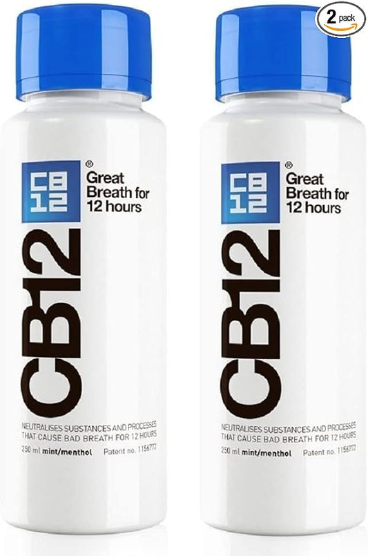 CB12 Mint Mouthrinse 250ml-Pack of 2