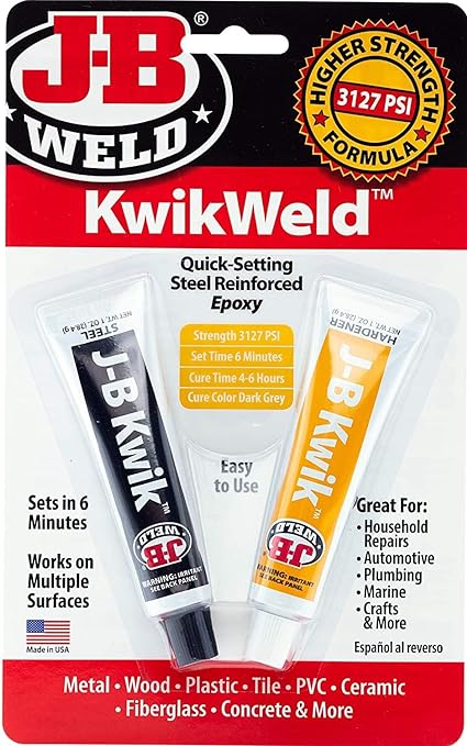 J-B Weld KwikWeld Tubes 57g