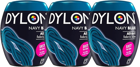 Dylon Machine Dye Pod 350g 08 Navy Blue- Pack of 3