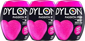 Dylon Machine Dye Pod 350g 29 Passion Pink- Pack of 3