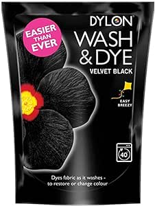 Dylon Wash & Dye Intense Black- Pack of 5