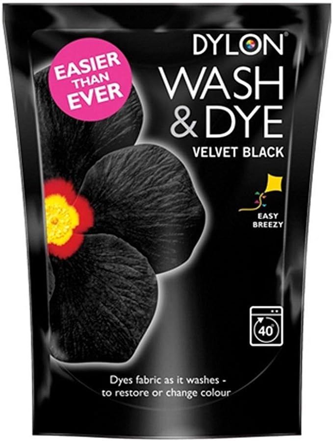 Dylon Wash & Dye Intense Black- Pack of 6