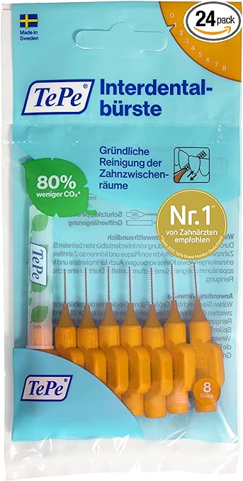 TePe Interdental Brush Orange 0.45mm- Pack of 3