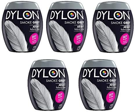 Dylon Machine Dye Pod 350g Smoke Grey- Pack of 5