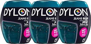 Dylon Machine Dye Pod 350g Jeans Blue- Pack of 3