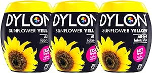 Dylon Machine Dye Pod 350g 05 Sunflower Yellow- Pack of 3