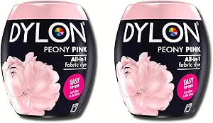 Dylon Machine Dye Pod 350g 07 Peony Pink- Pack of 2