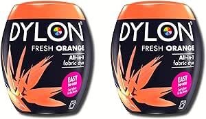 Dylon Machine Dye Pod 350g 55 Fresh Orange- Pack of 2