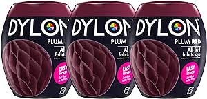 Dylon Machine Dye Pod 350g 51 Plum Red- Pack of 3