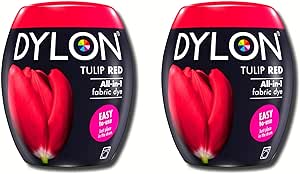 Dylon Machine Dye Pod 350g 36 Tulip Red- Pack of 2