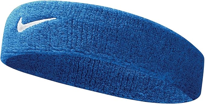 NIKE HEADBAND SWOOSH ROYAL/WHITE