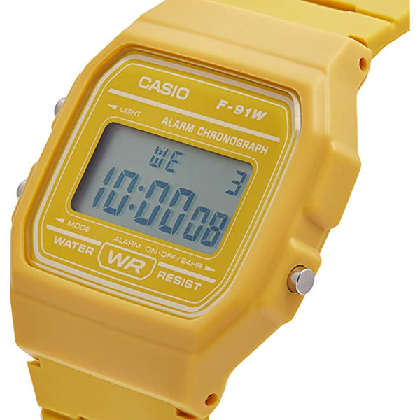 Casio F-91WC - Yellow