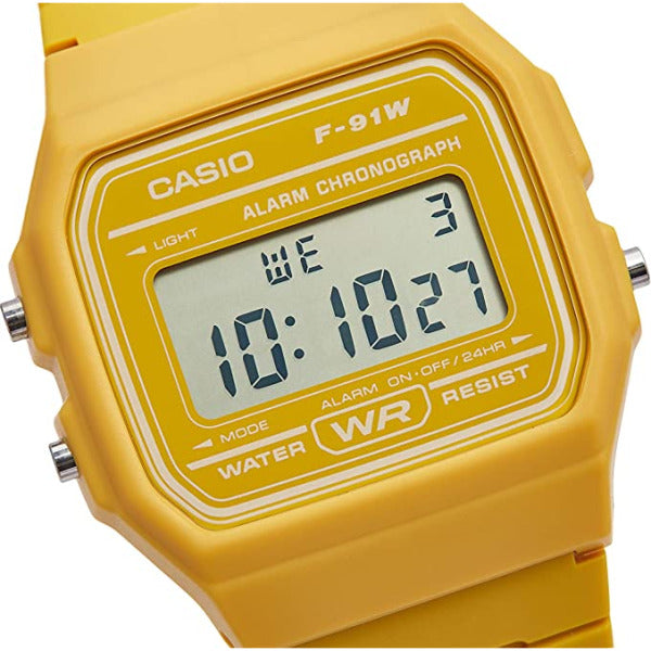 Casio F-91WC - Yellow